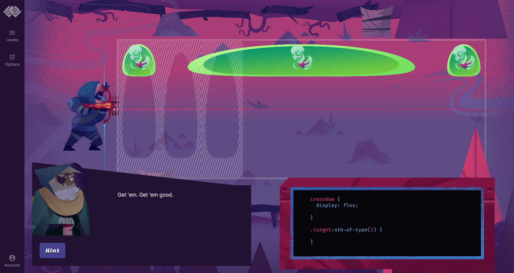 A screenshot from the online video game Flexbox Zombies